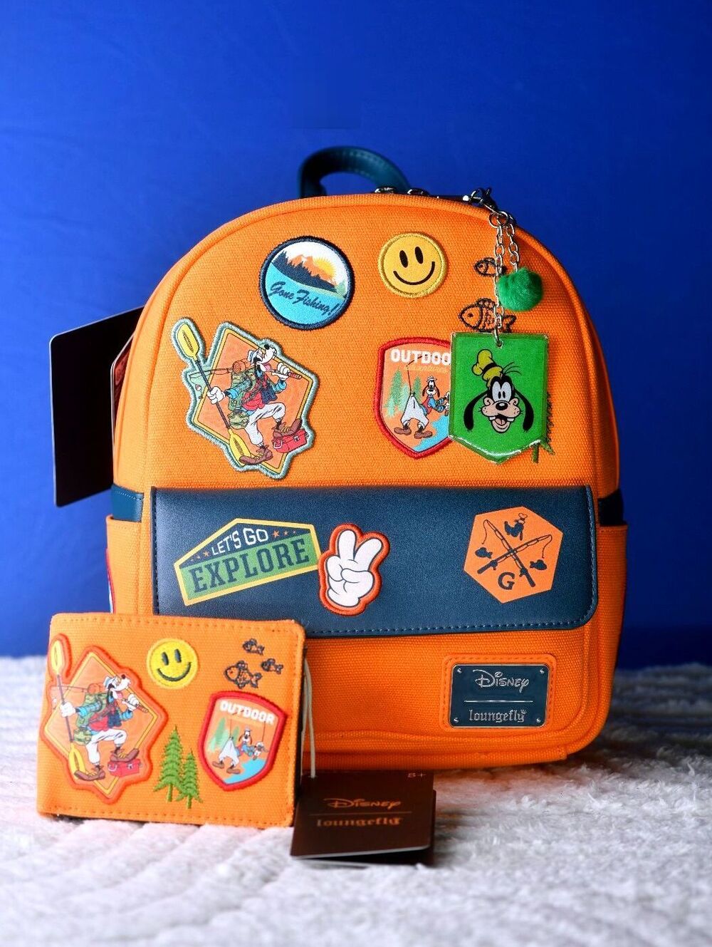 Loungefly A Goofy Movie Camping Backpack & Wallet - NWT